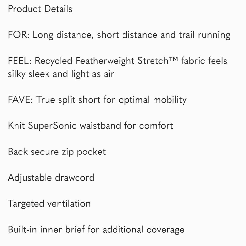 Athleta Run With It 3.5" Shorts - Picture 6 of 8